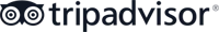 The image displays the TripAdvisor logo featuring an owl icon and the word "tripadvisor" in lowercase letters.